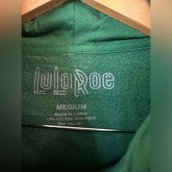 Lularoe Alex Hoodie Home Grown Medium Unicorn! - Picture 2 of 3